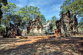 Chau Say Tevoda temple - east view of the complex 